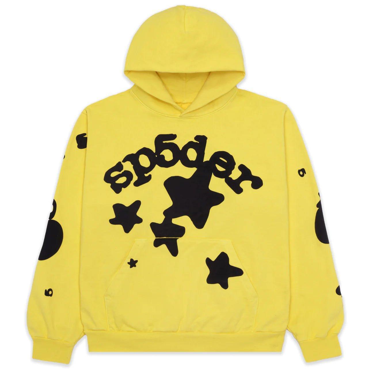 NTWRK - Sp5der Beluga Hoodie Yellow