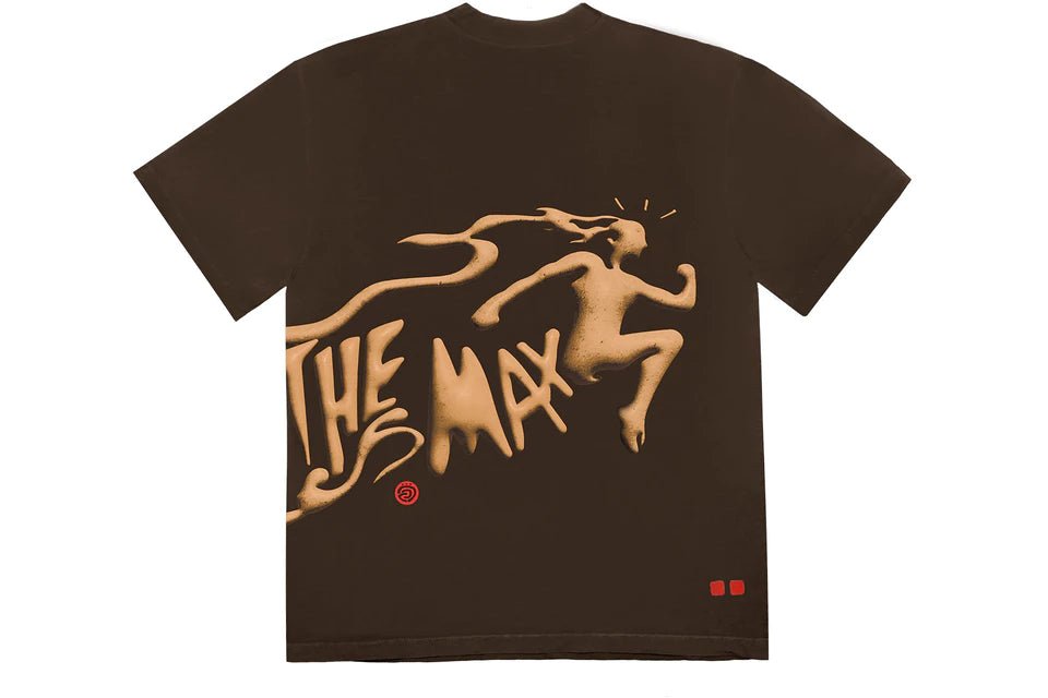 Travis Scott Cactus Jack White T-Shirt Brown Logo Mens Size XL
