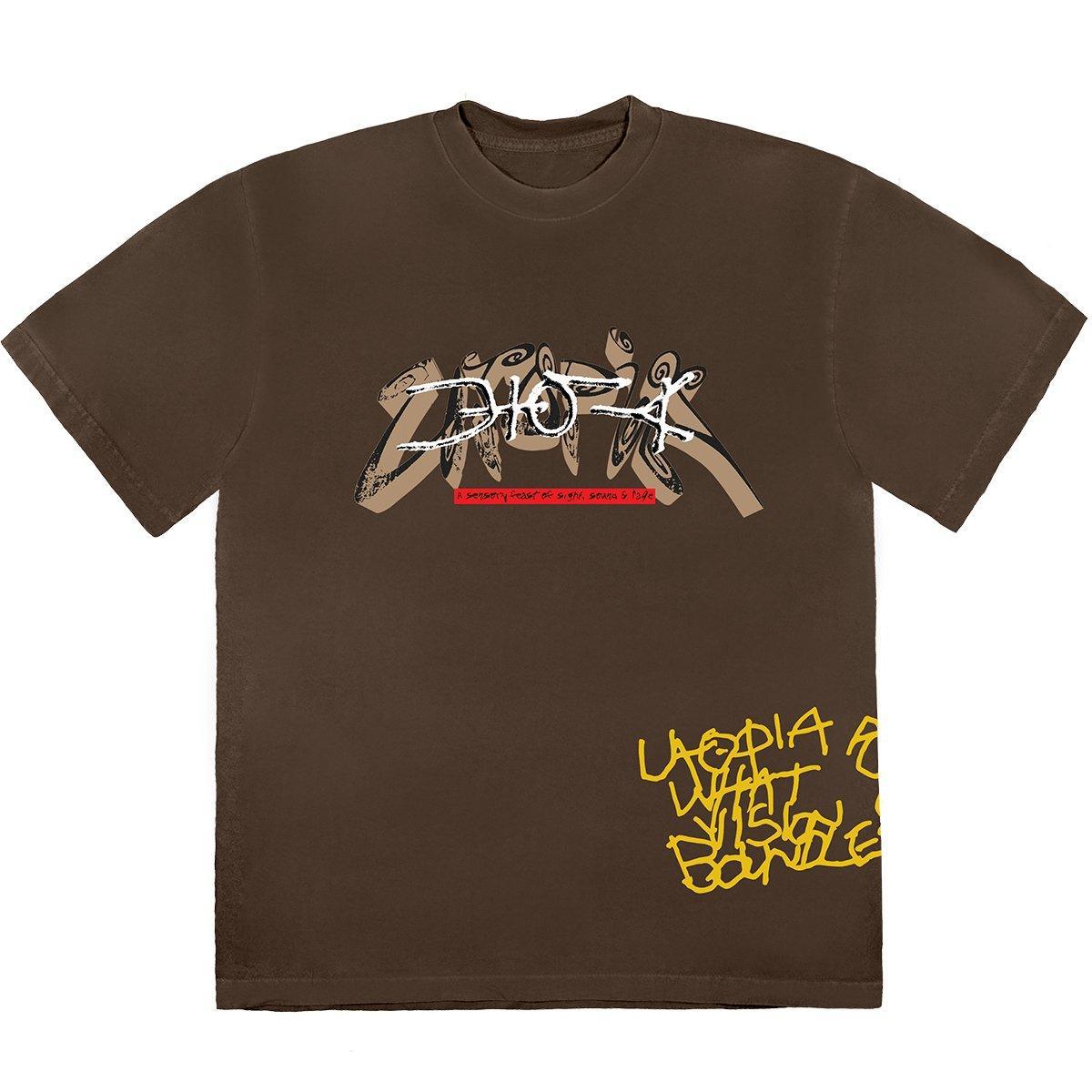 NTWRK - Travis Scott Cactus Jack Utopia Tee I Brown