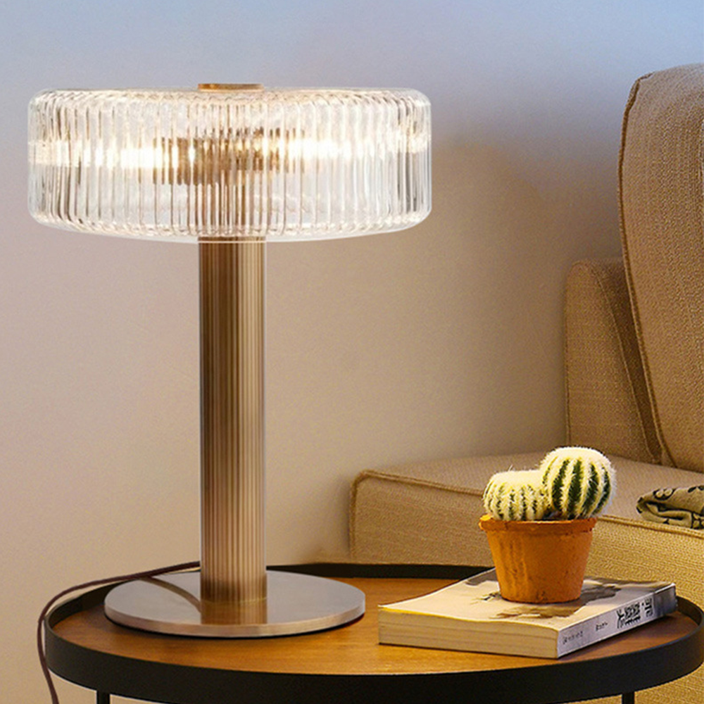 Modern design led bedside table lamp abat jour bon-390