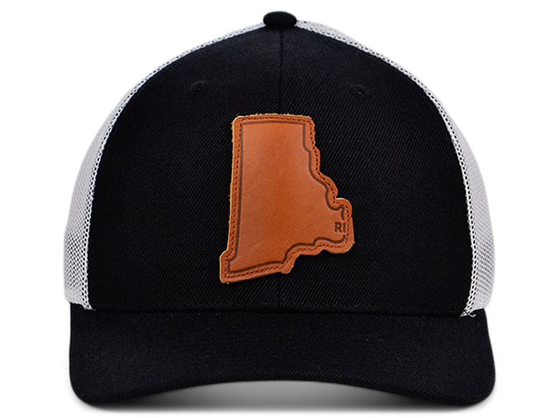 Rhode Island Leather State Patch Cap