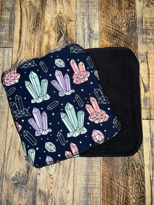 Crystals 2ply Flannel Terry Towel - 6littleducksclothing