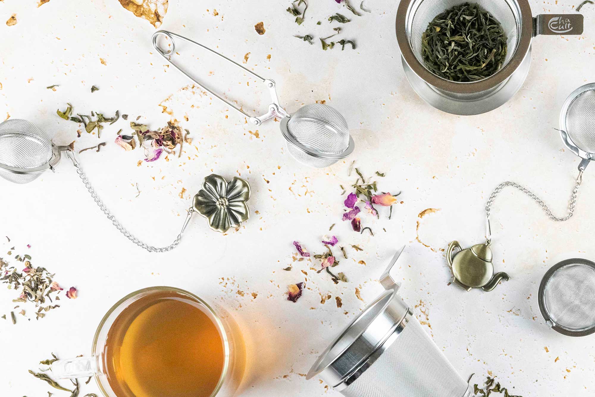 Accessori per l'infusione di te in foglia e tisane