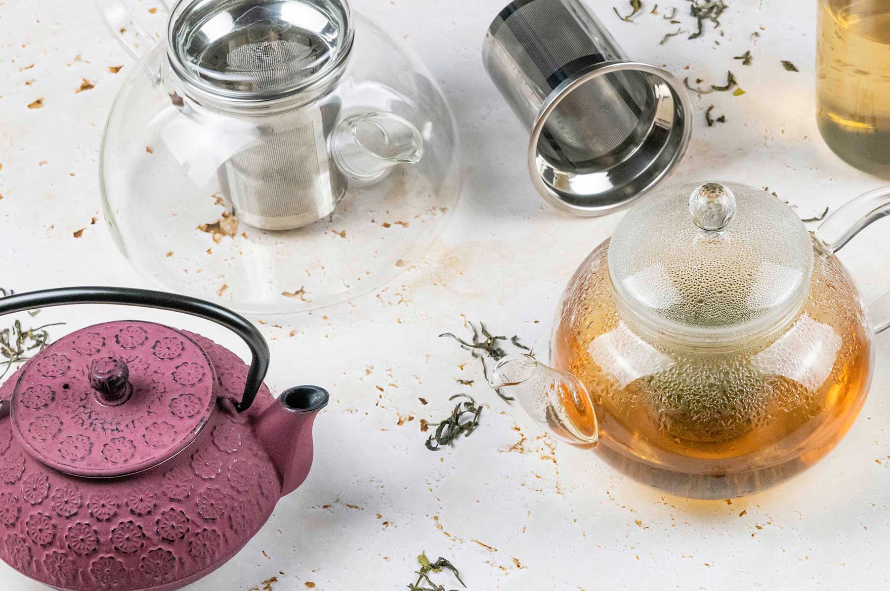 Teiere e tempo di infusione del te e delle tisane