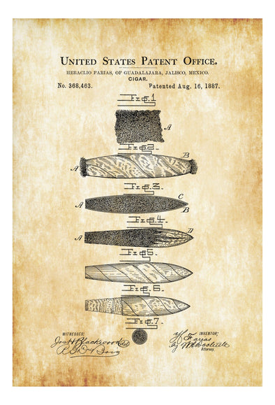 Bong Smoking Pipe Patent1980 - Blueprint Metal Print by Aged Pixel - Fine  Art America
