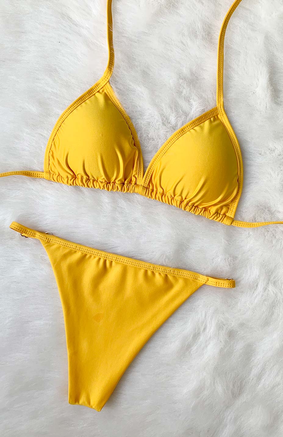 Bikini Sunflower colour Cheeky Fit - Yellow Bikini – OlaLily