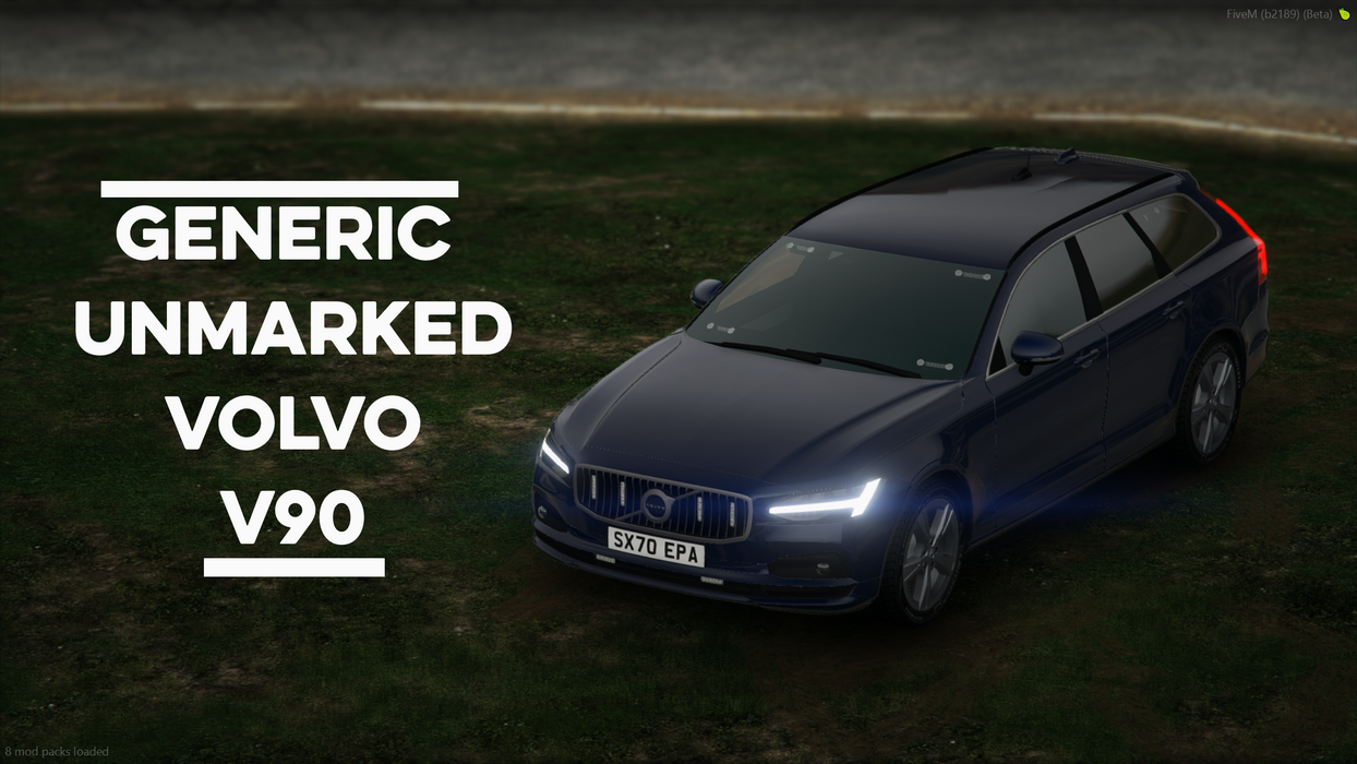 Unmarked Generic Traffic Volvo V90 (ELS)