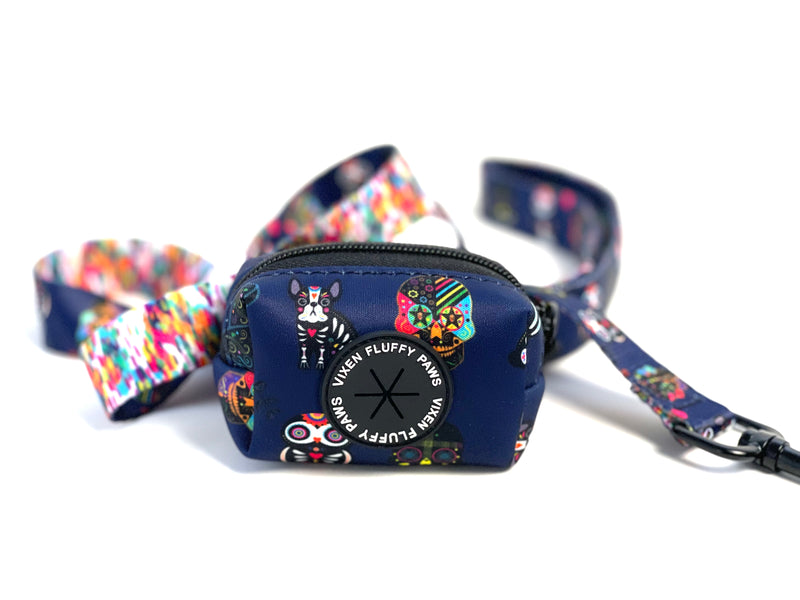 Day of the Dead Reversible Dog Leash