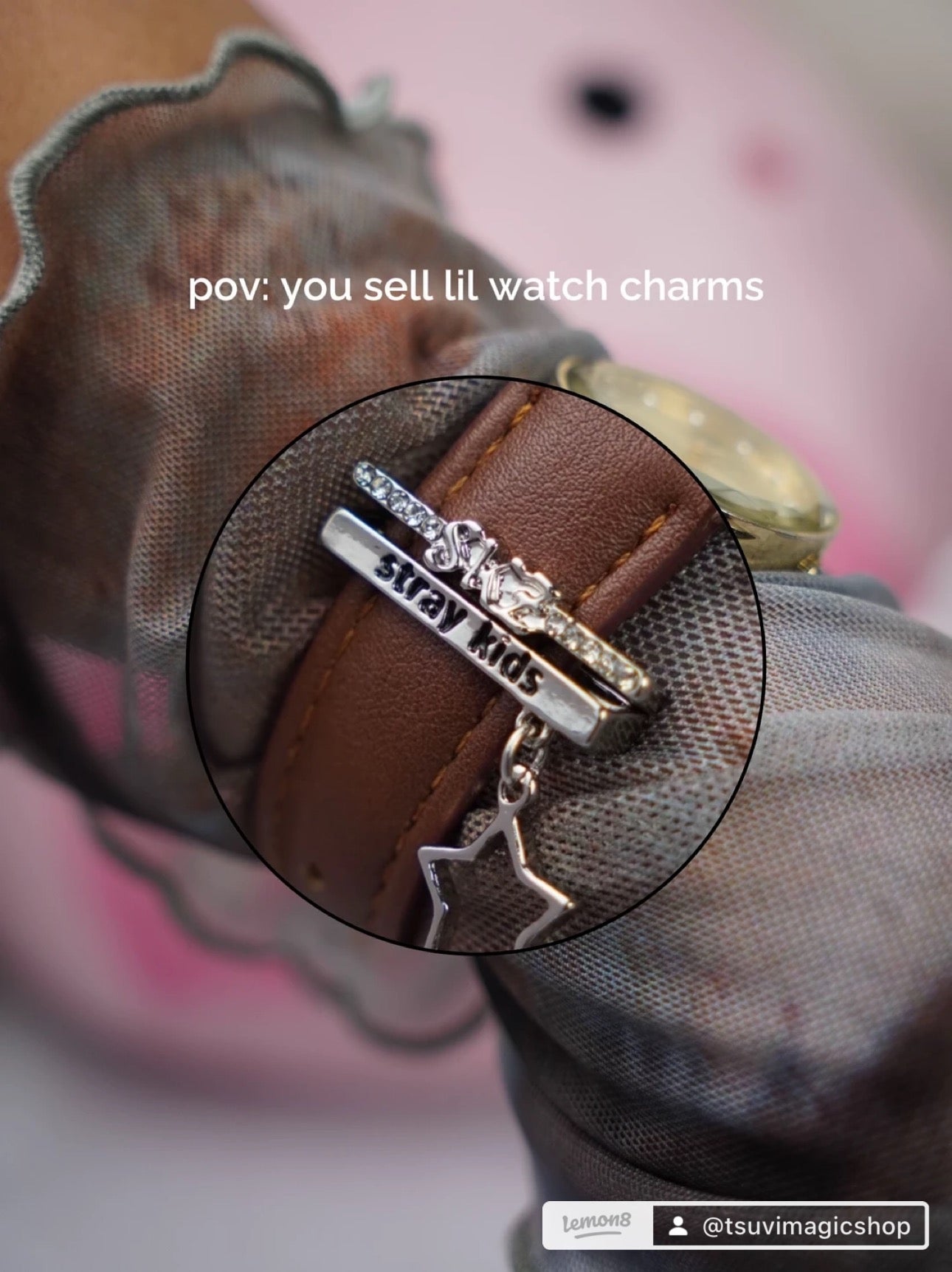 Tsuvishop kpop business straykids watch charms lemon8 blog post