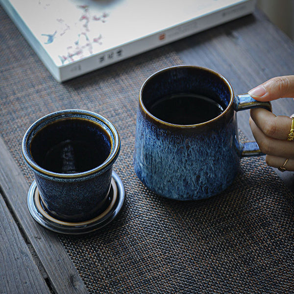 The Gradient Wooden Handled Coffee & Tea Mug – Coffeify