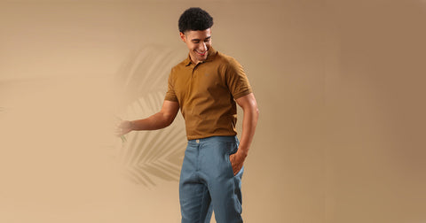 Eco-Friendly Organic Cotton Tailored Men's Pants