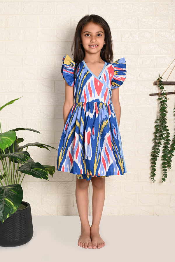 Strawberry - Cotton Ikat Weave Dress – Toddler Theory