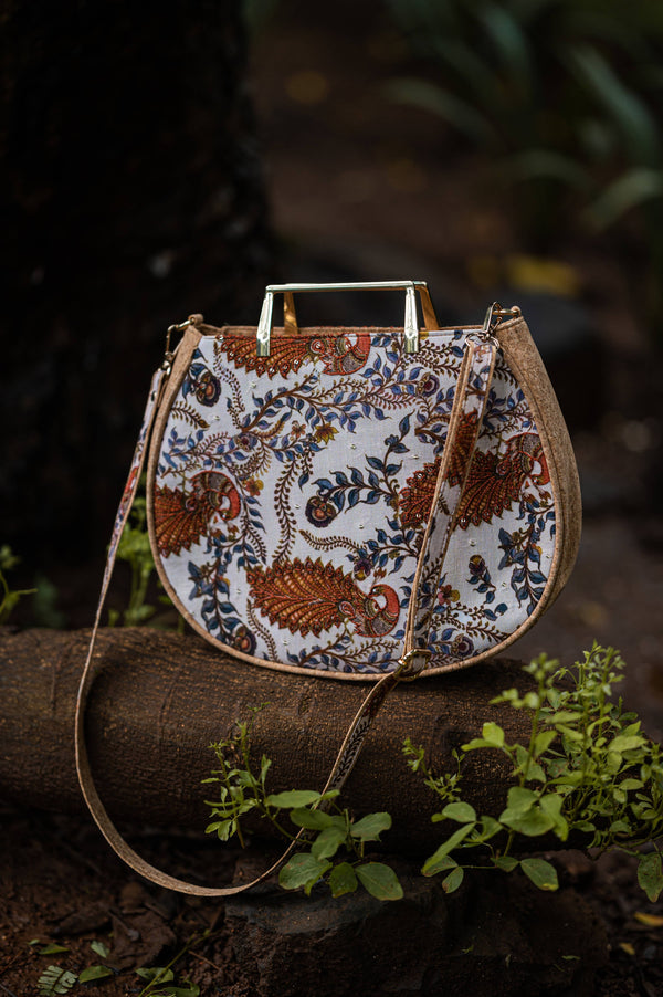 Embroidered Baguette Bag - Deerah