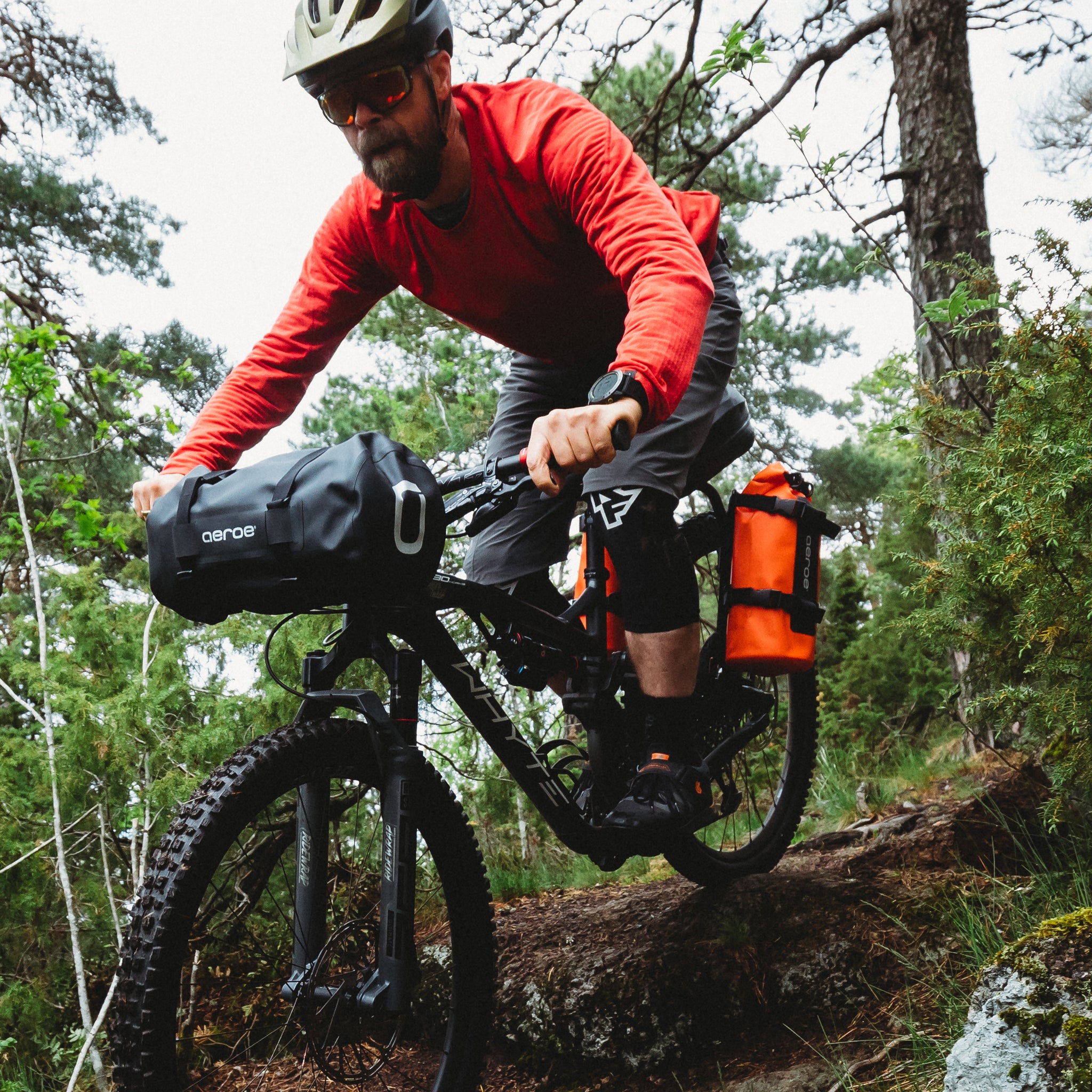 full suspension mountain bike bikepacking