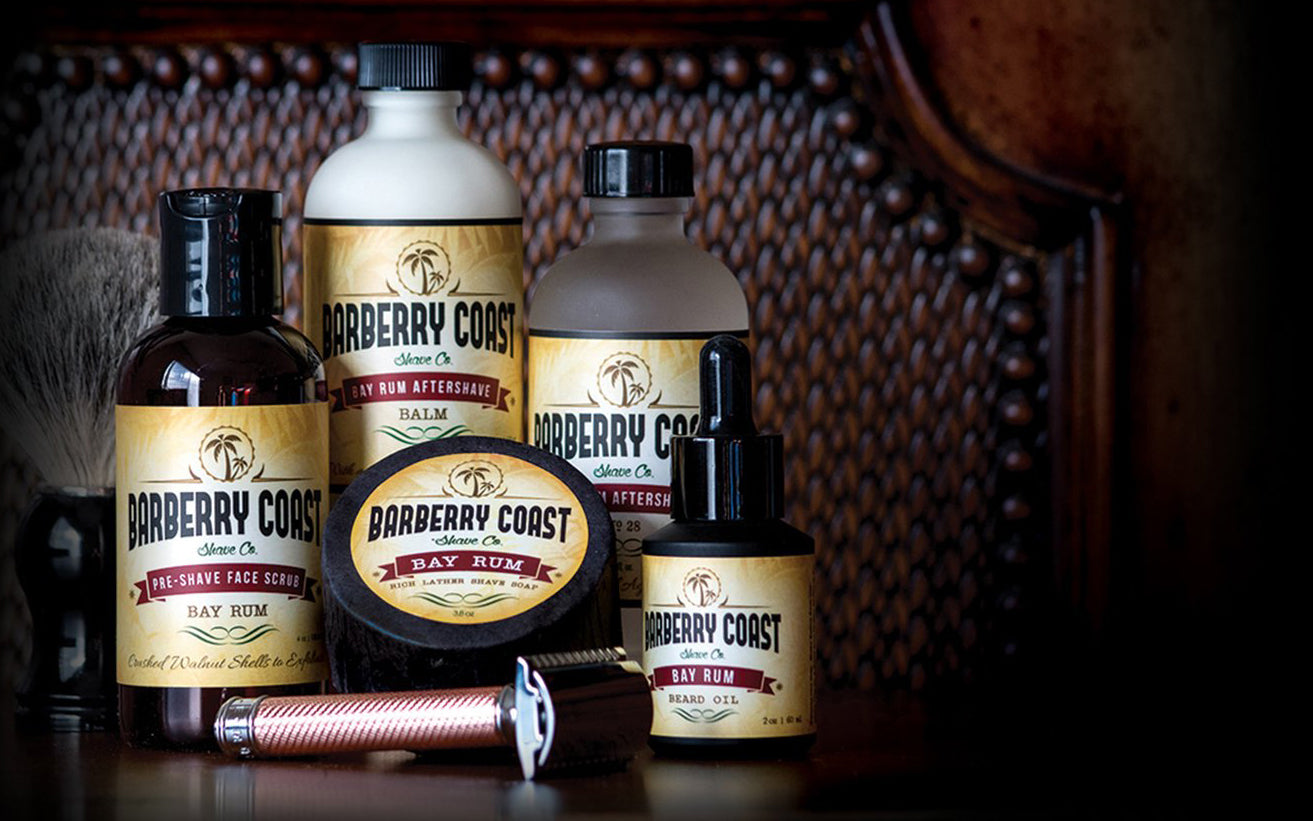 Luxury All Natural Shave Accoutrements by Barberry Coast Shave Co.