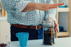 using a french press