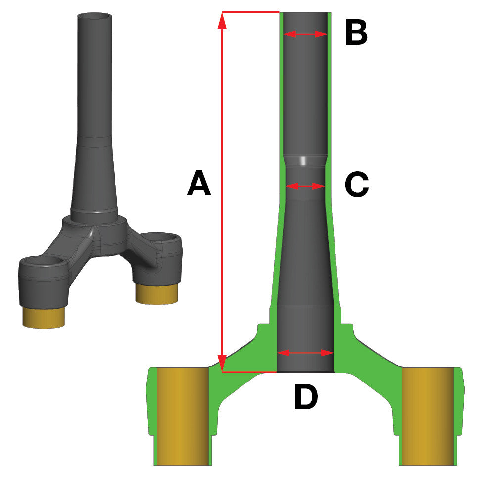 bike steerer tube sizes