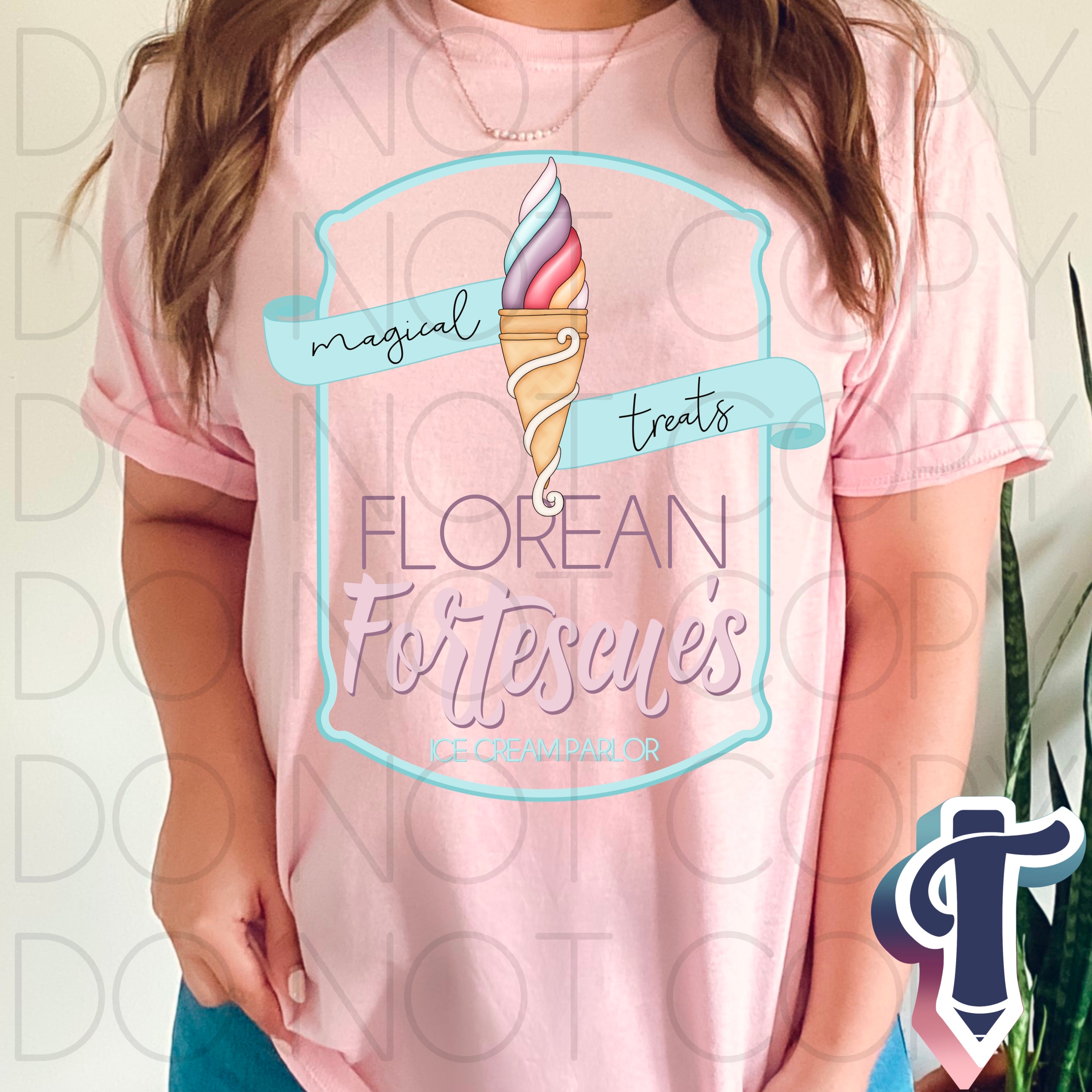 Wizard Ice Cream Logo Digital Download