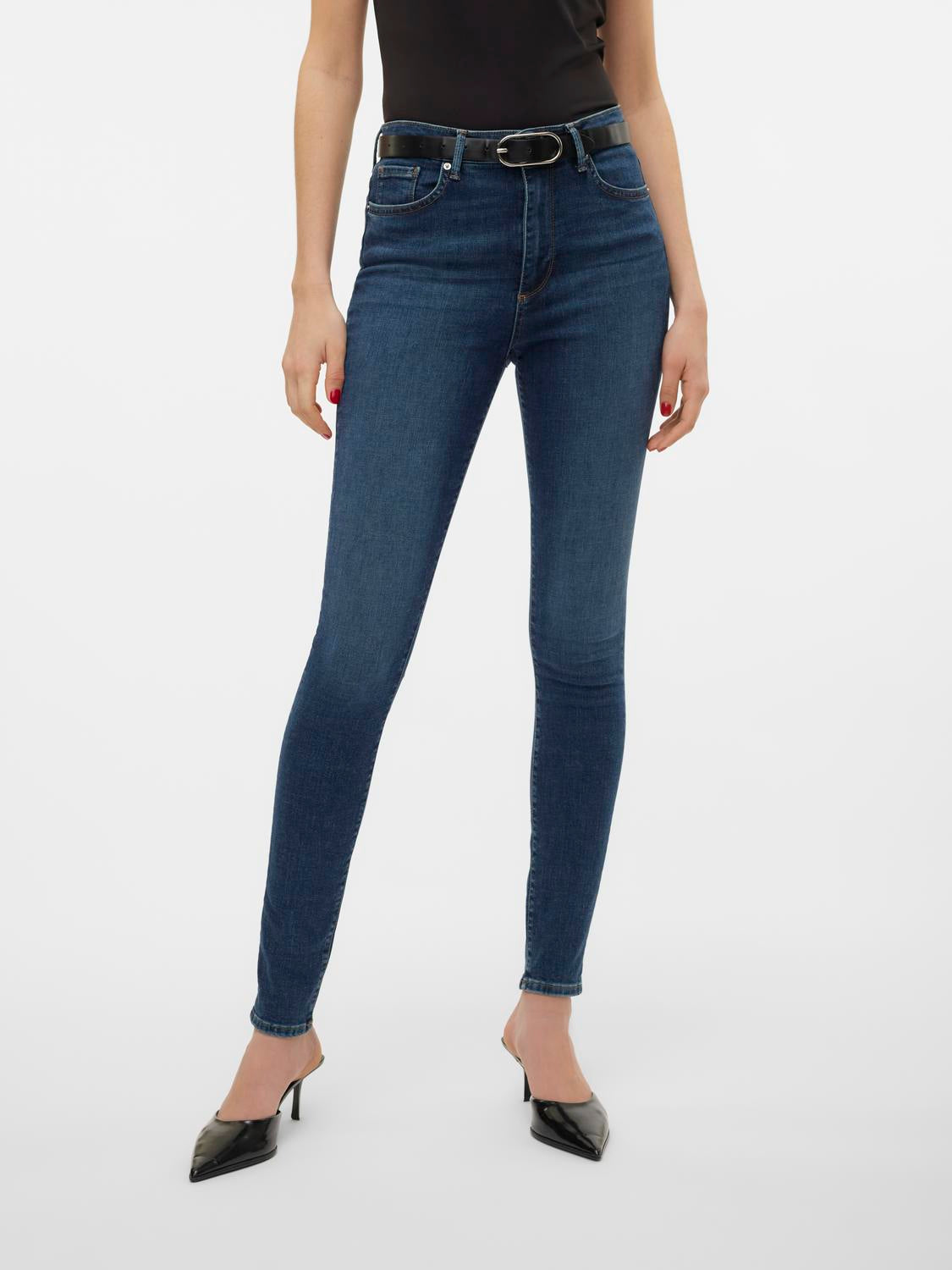 VMSOPHIA Jeans - Dark Blue Denim - Vero Moda Jyväskylä product image