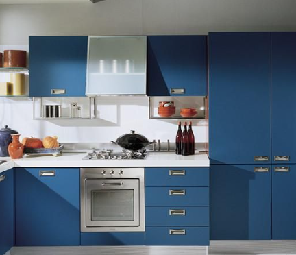 blue and white kitchen color schemes