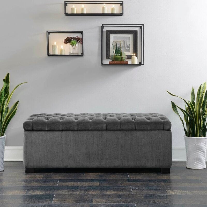 Sillon sin respaldo  Sofa design, Living room sofa design, Storage ottoman  bench
