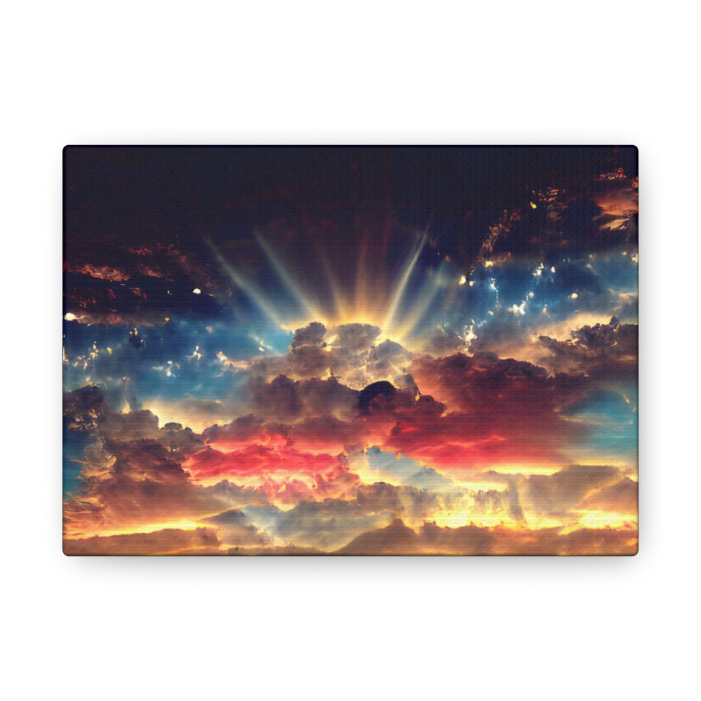 The Second Day - The Sky is Born - Canvas Print