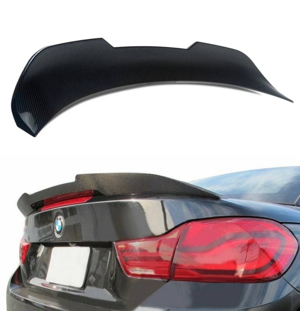 Boot Spoiler - Kick Wing - Fits BMW F10 5 Series M5 - Carbon Look