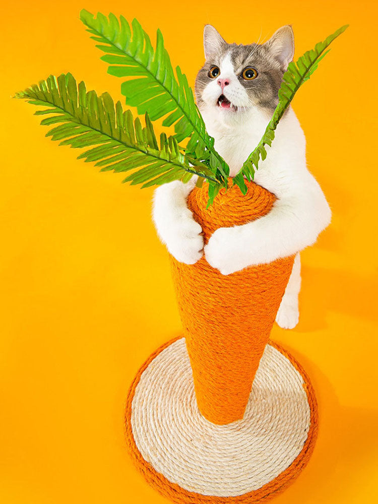 Cat Carrot Standing Scratcher - High Quality Material