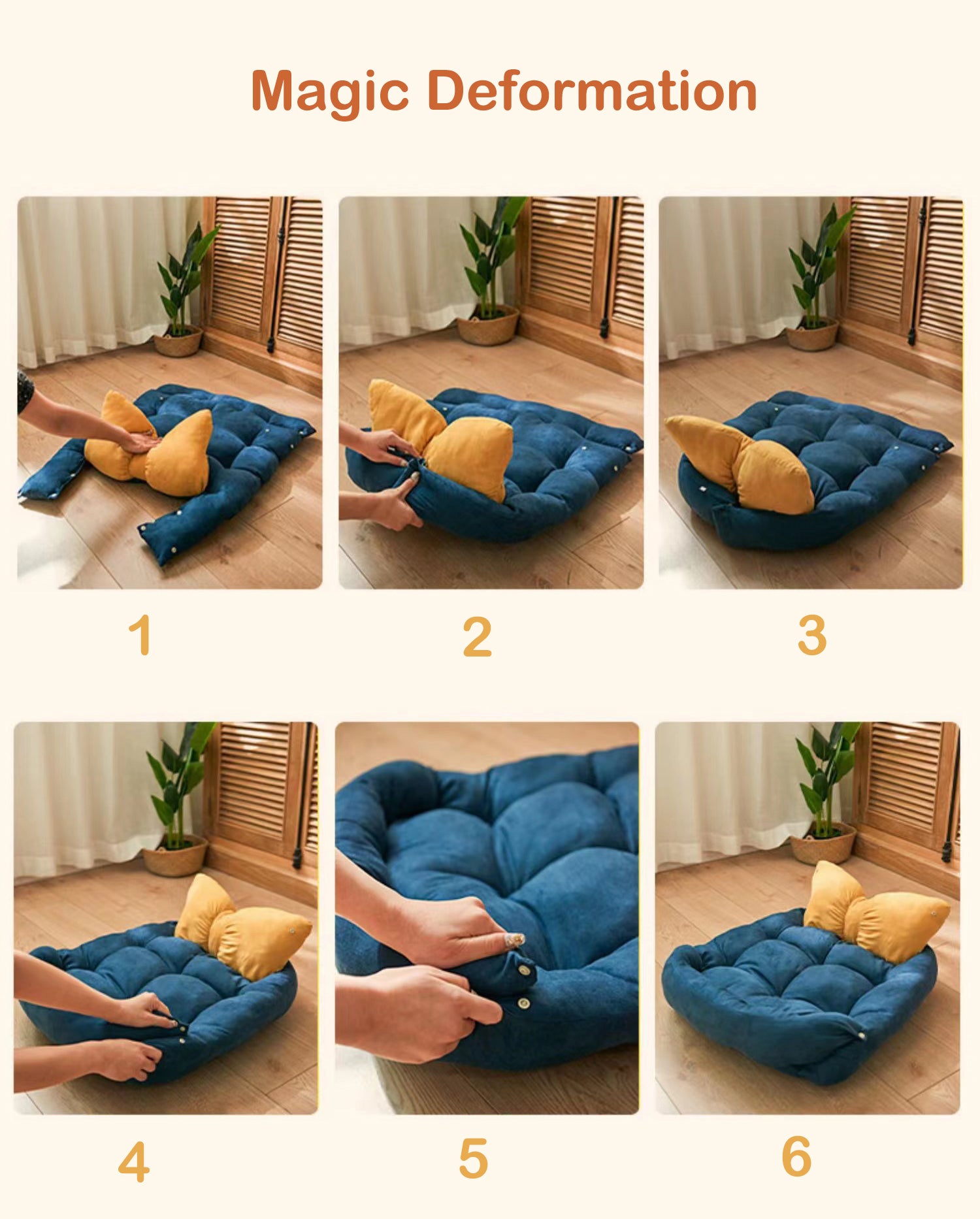 Dogs Nest Cushion Sofa - Installation Steps