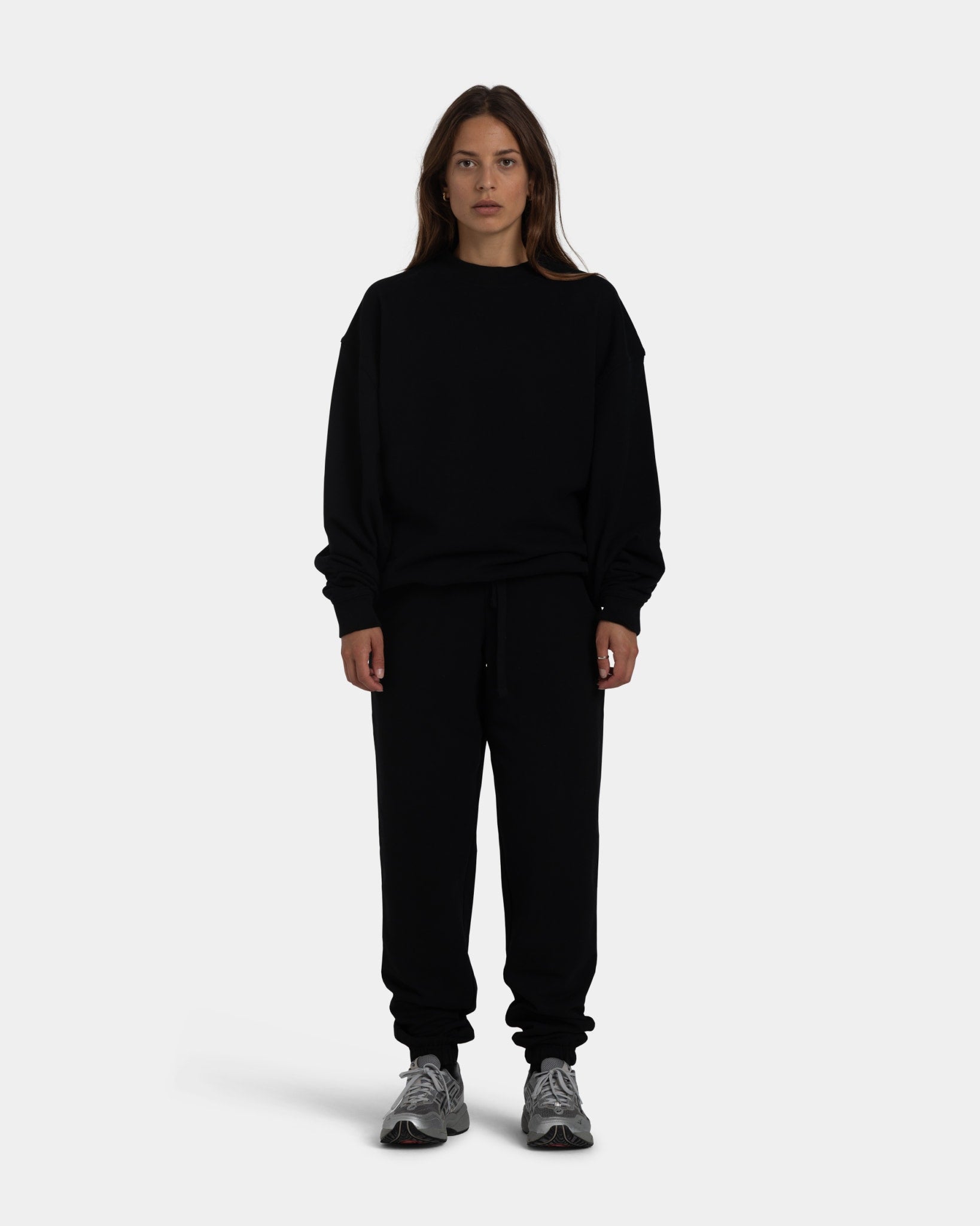 Sweatpants heavy, men's in black | Oversized fit | bareen