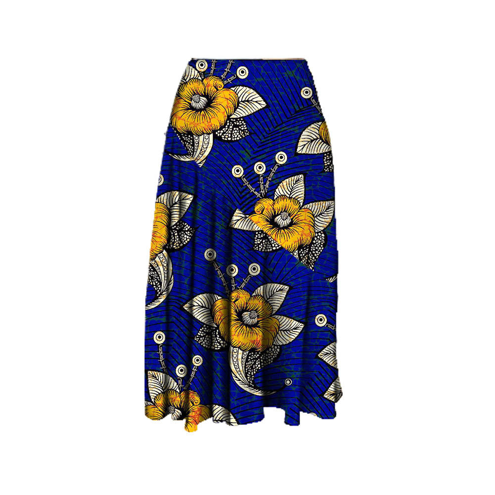 Batik print skirt