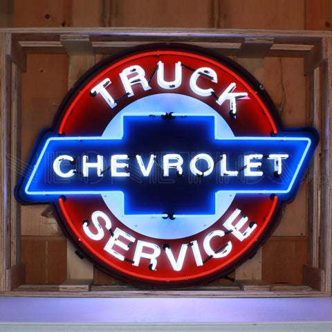 Chevrolet Truck Service Neon Sign