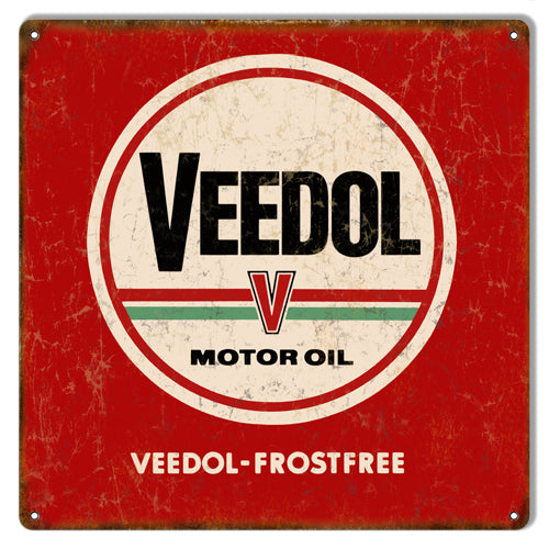 Veedol Motor Oil Metal Sign