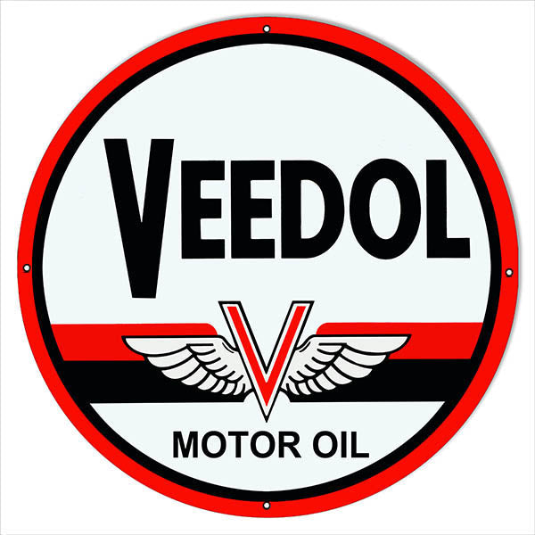 Veedol Motor Oil Metal Sign