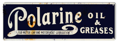 Polarine Motor Oil Metal Sign