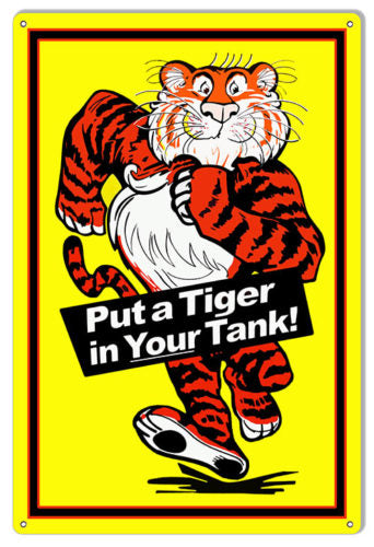 Esso/Humble/Exxon Put a Tiger in Your Tank Metal Sign