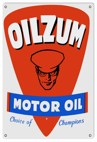 Oilzum Motor Oil Metal Sign