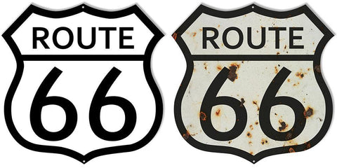 Route 66 Metal Signs