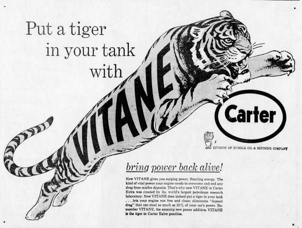 Put a Tiger in Your Tank Newspaper Ad