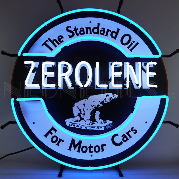 Zerolene Motor Oil Neon Sign