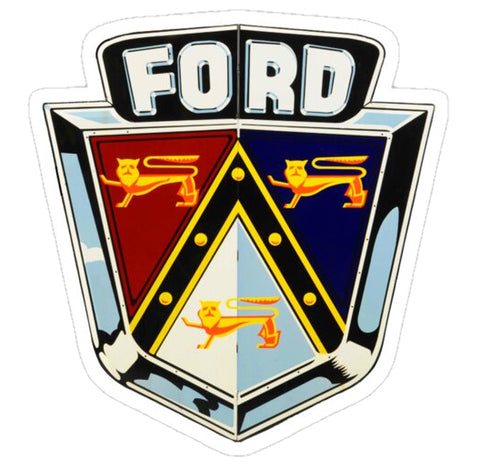 Ford Metal Sign Crest