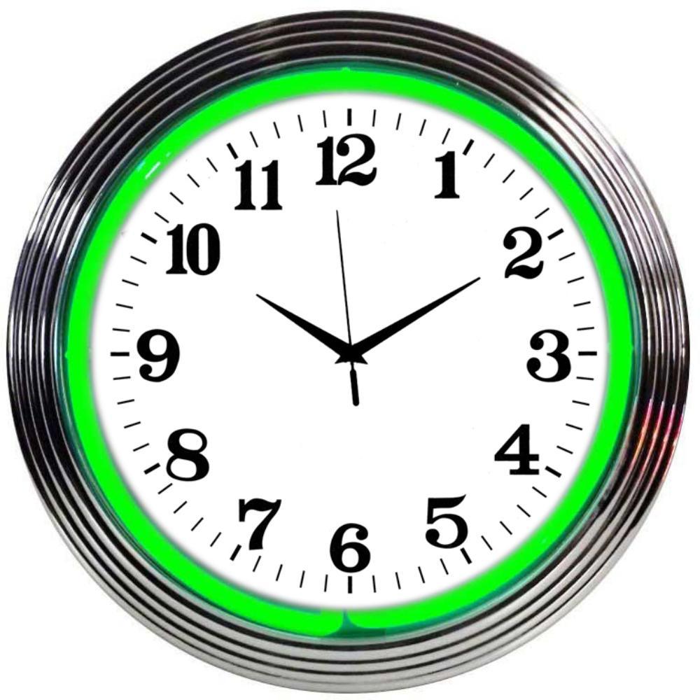 Часы в грине. Неоновые часы настенные. Часы настенные Neon Clock. Часы с зеленым циферблатом. Часы 8:15.