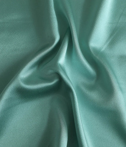 artic blue satin fabric