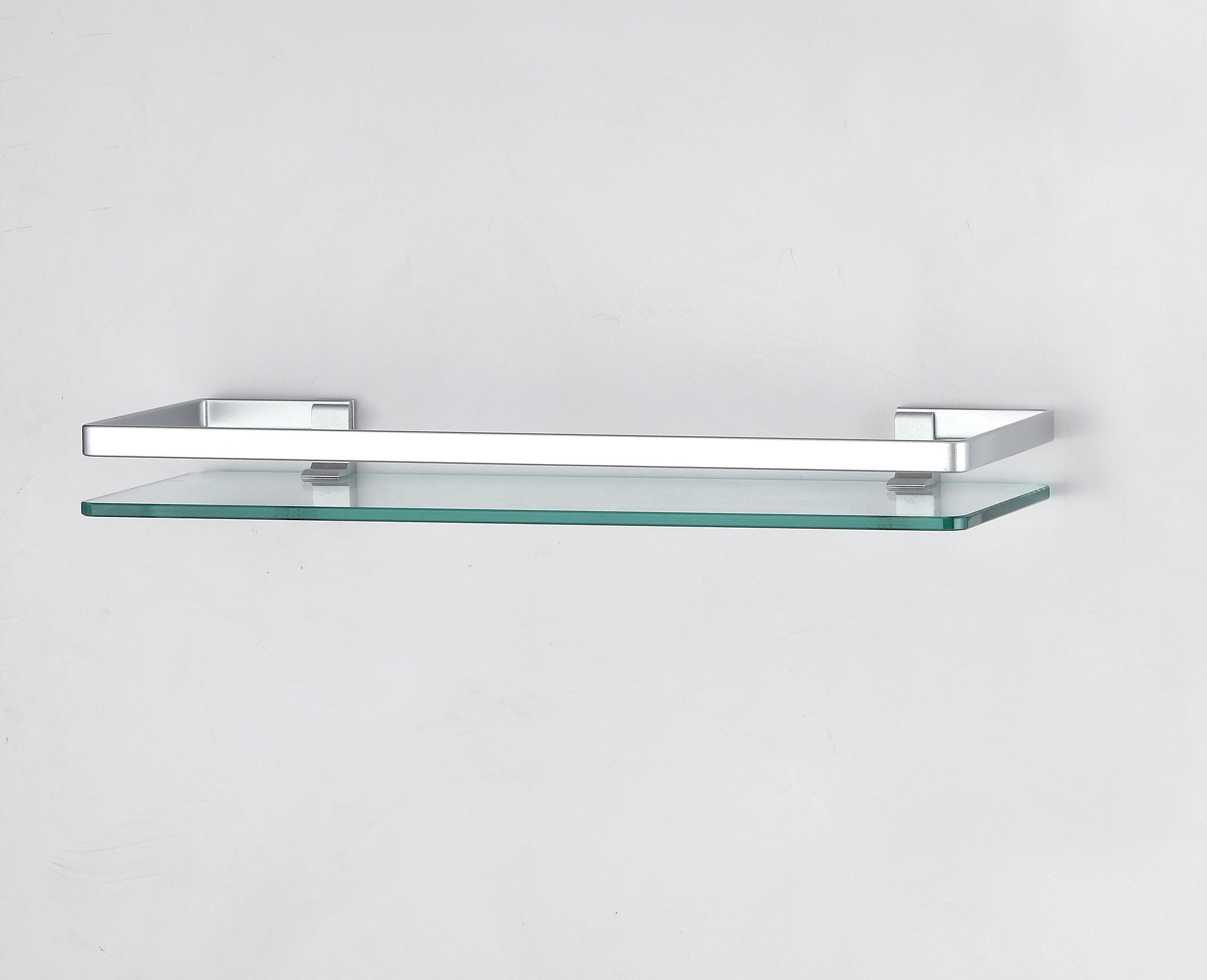 glass chrome bathroom shelf