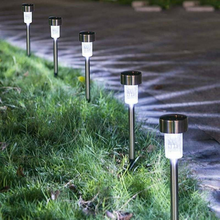  Bawoo Solar Garden Lights Outdoor Waterproof Lamps with Star Pattern 10 packs - theOuterior
