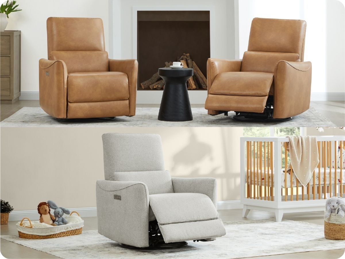 Power Swivel Nursery Recliner