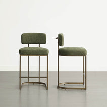 Kenya Modern Upholstered Counter Stools Nav Image 7