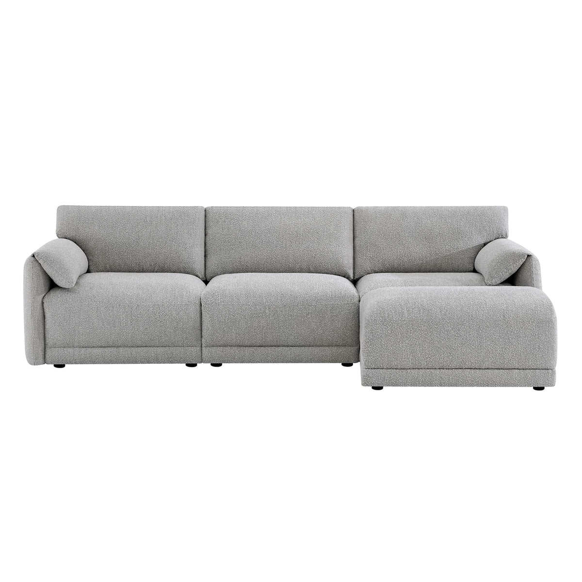 Josie Performance Boucle 4-Piece Modular Sectional (115.7'')