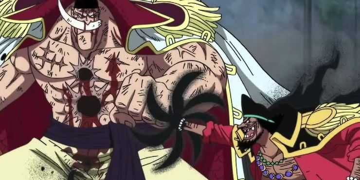 Barbe Blanche dans One Piece, inspiré de Benkei