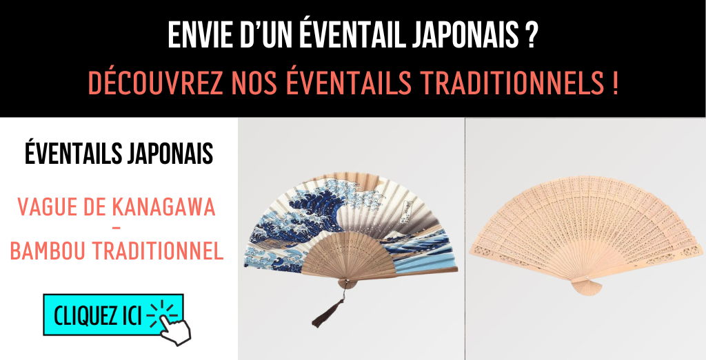 éventails traditionnels japonais